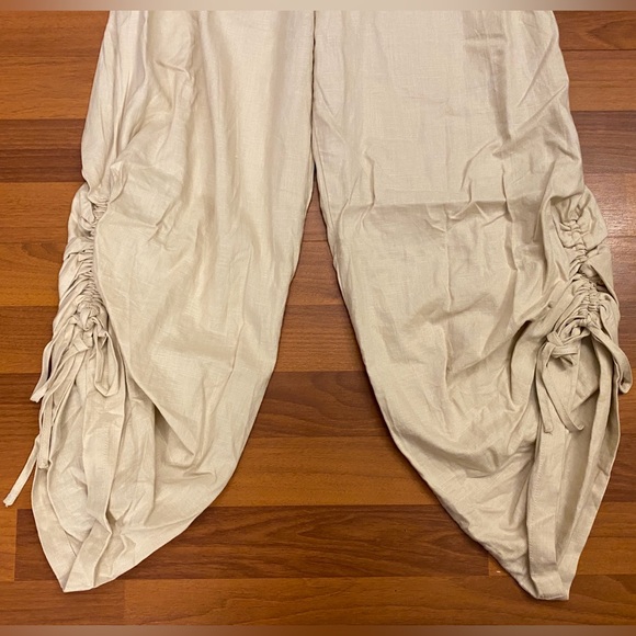 Free People Side Tie Slouch Leg Romper - Picture 3 of 4